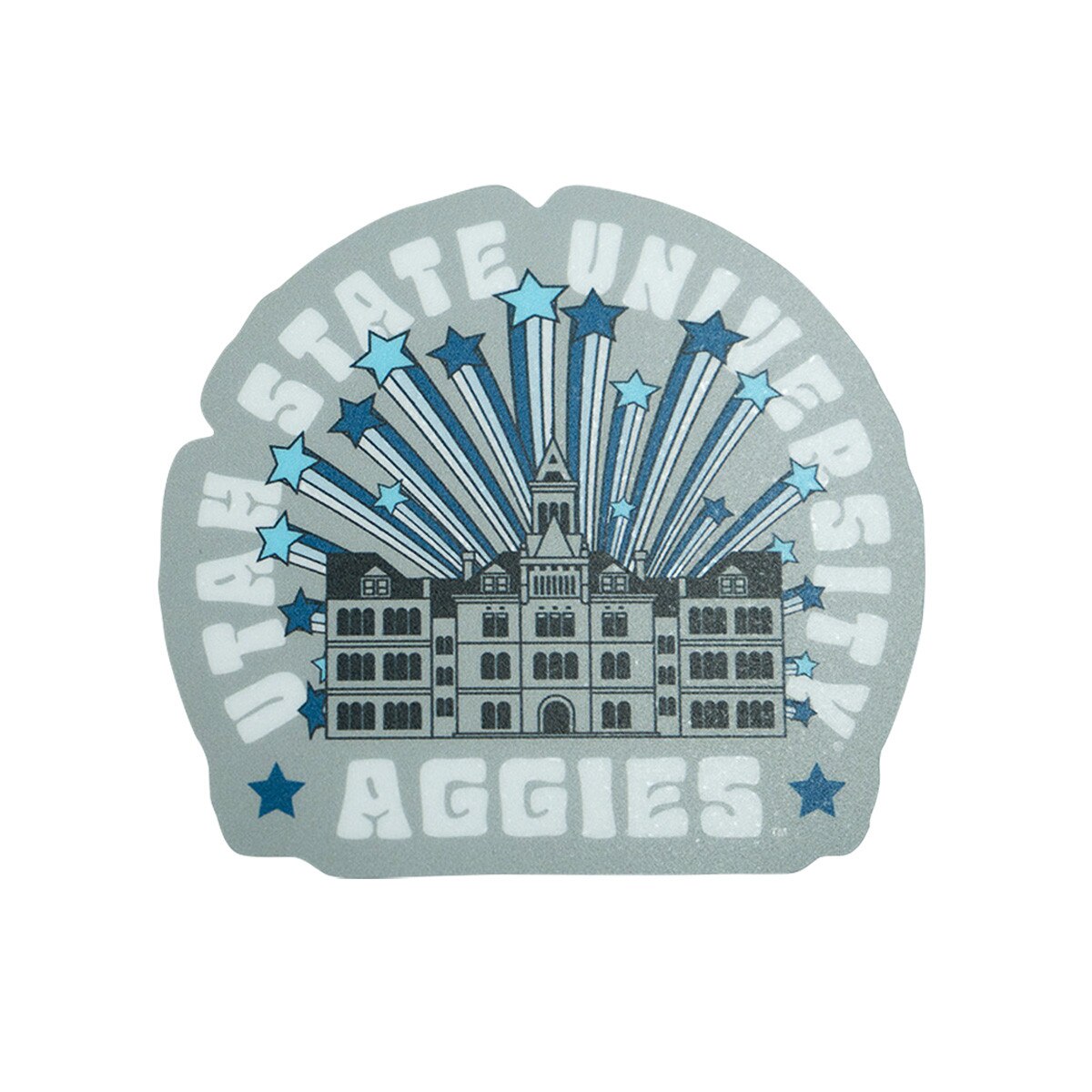Old Main Starburst Sticker - 4in.